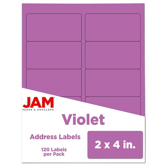 JAM Paper Standard Address Labels, 120ct.